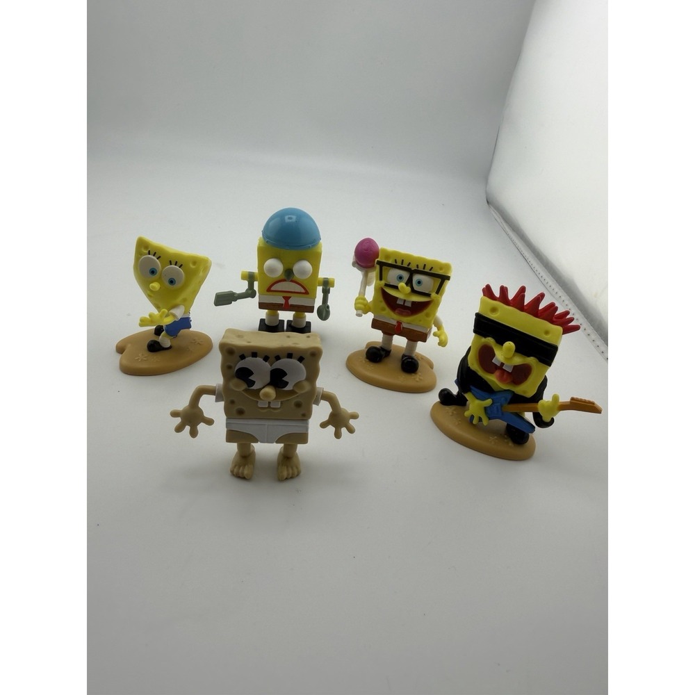 Lot of 5 Open / Used SpongeBob SquarePants Figures